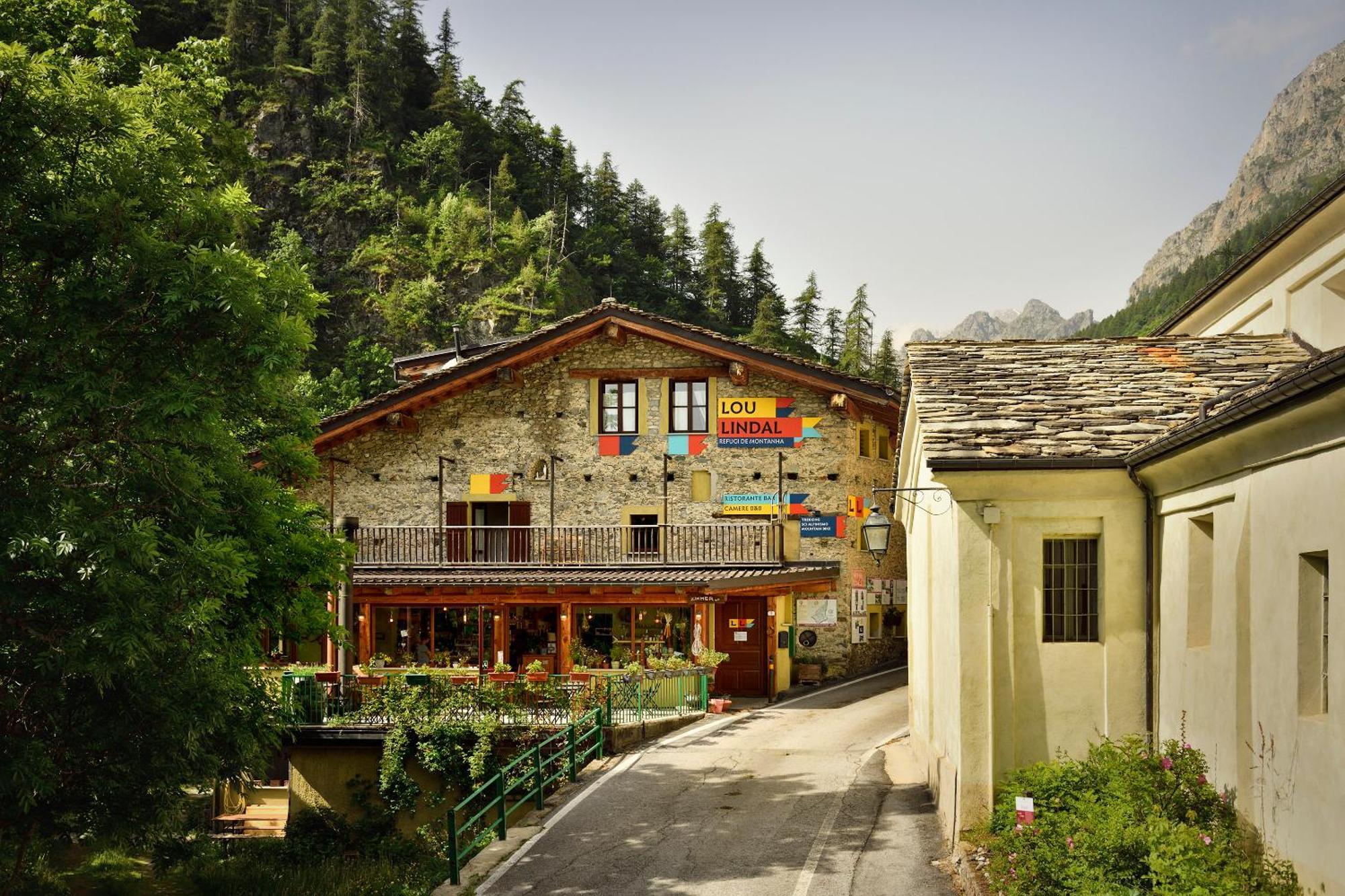 Canosio Rifugio Lou Lindal酒店 外观 照片